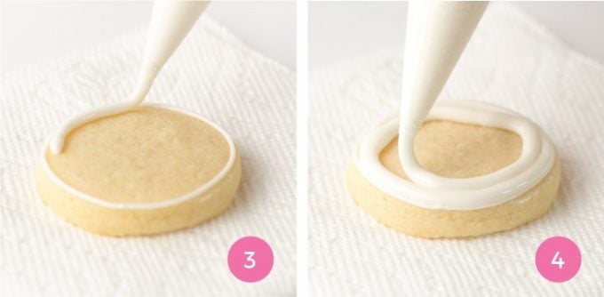How to flood cookies with Royal Icing for Sugar Cookies