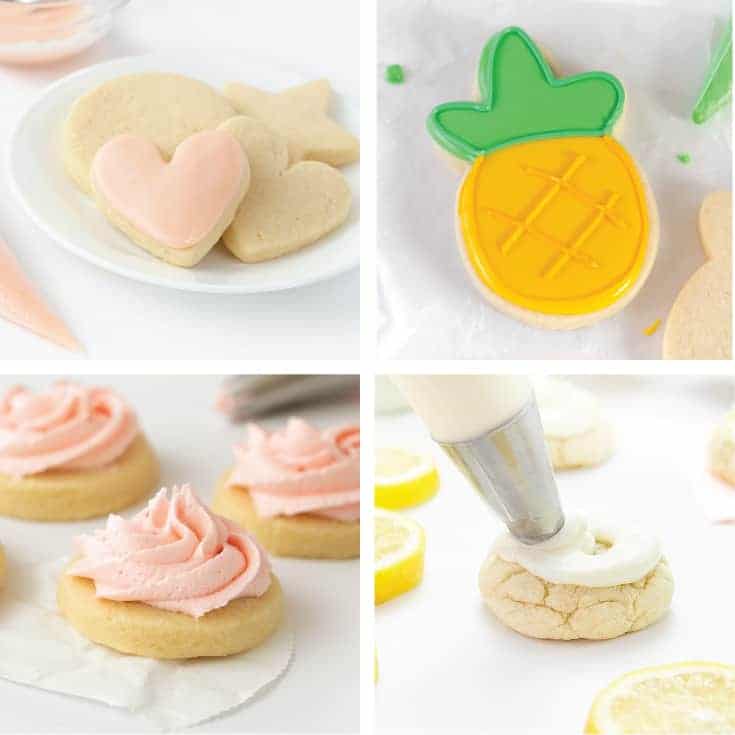 Sugar Cookie Icing Without Corn Syrup (4 Recipes) - Design Eat Repeat
