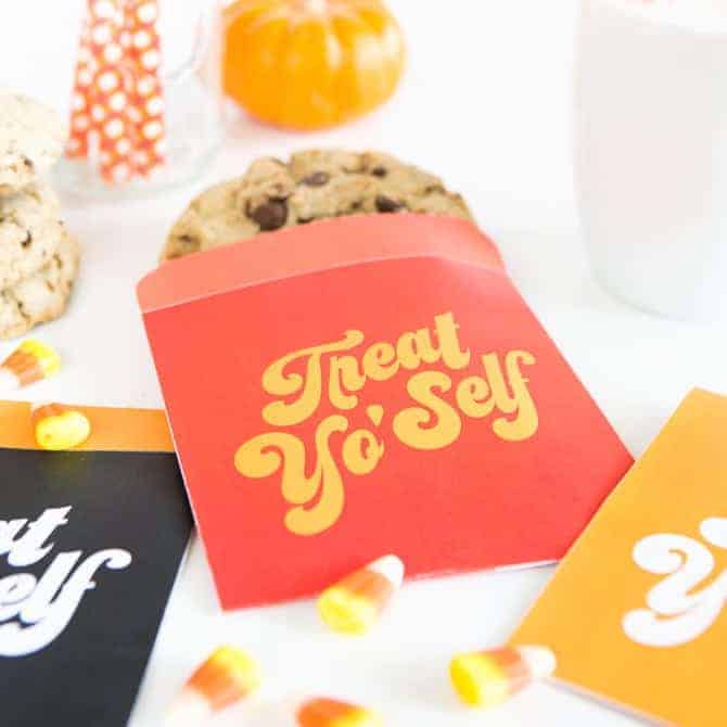 Treat Yo'Self Printable Treat Bags!